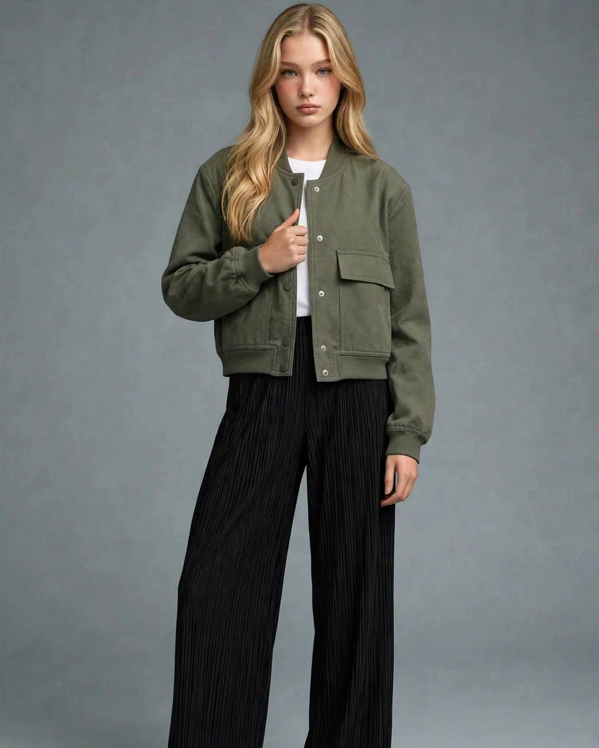 Snap Collar Jacket