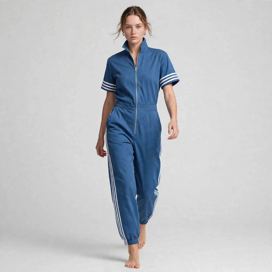 Sporty Stripe Jumpsuit