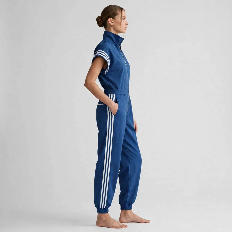 Sporty Stripe Jumpsuit