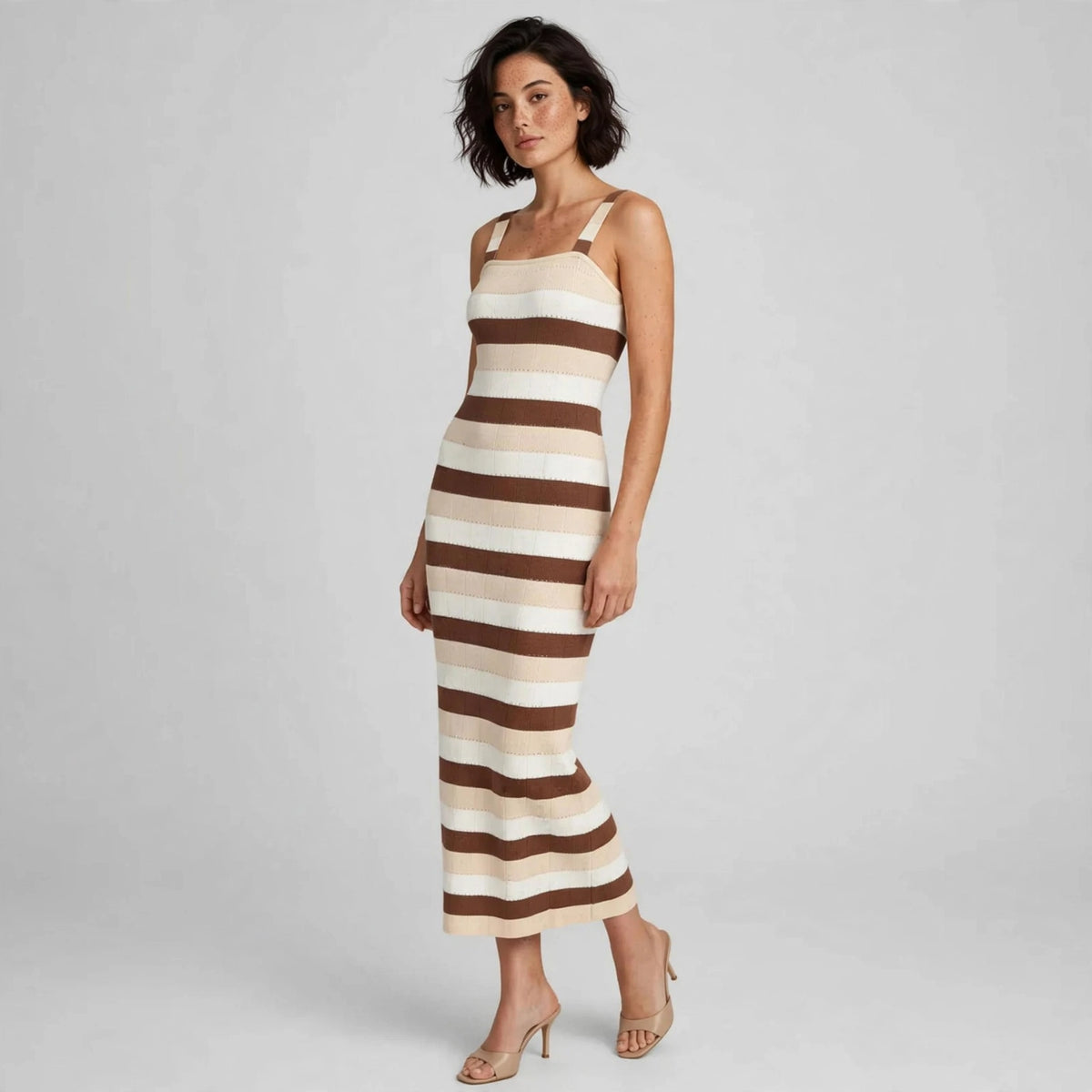Striped Knit Dress