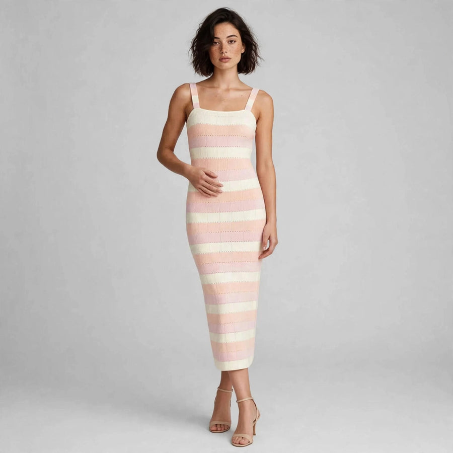 Striped Knit Dress