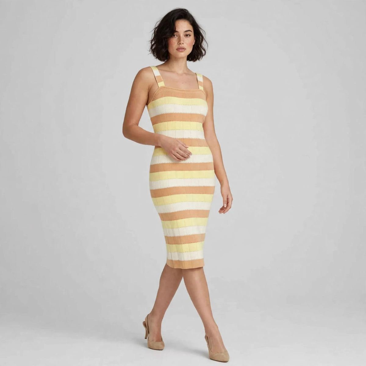 Striped Knit Dress