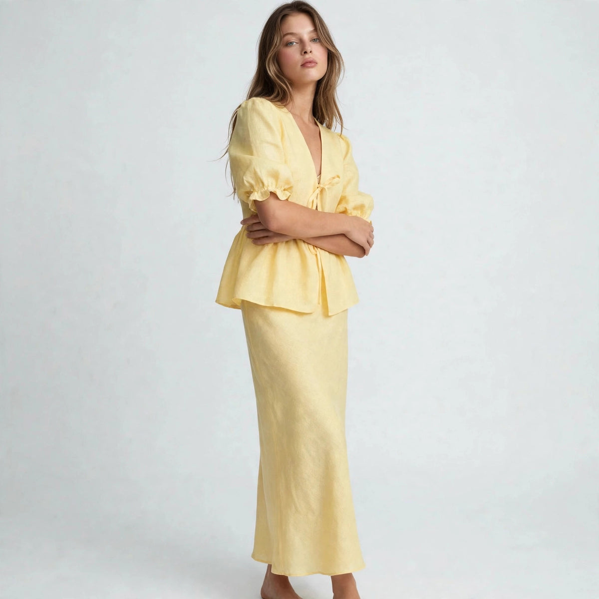 Peplum Skirt Set