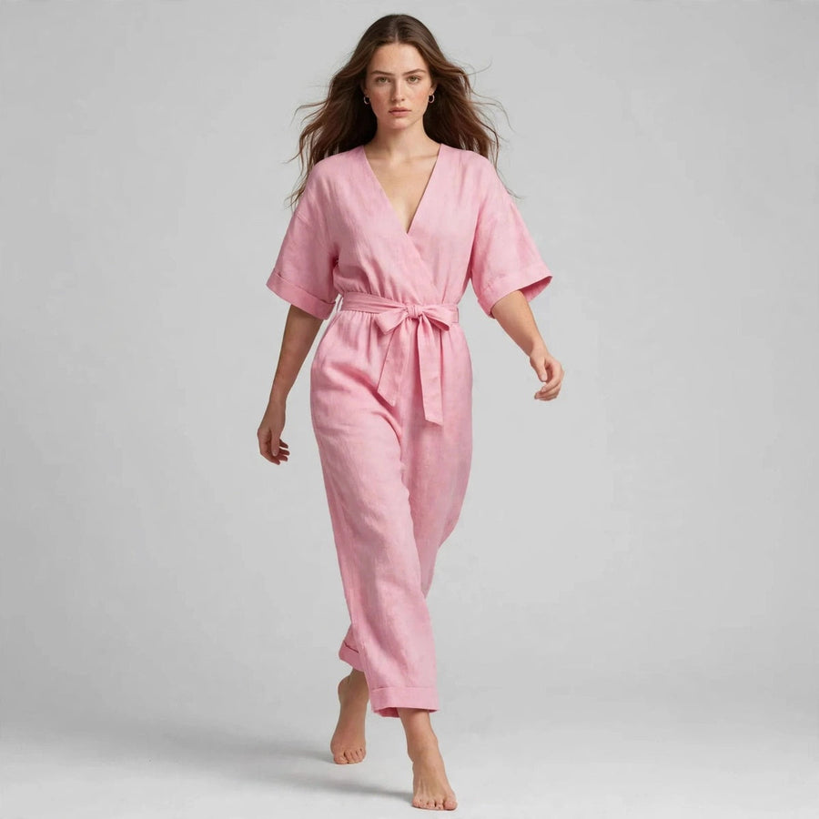 Tie Waist Jumpsuit
