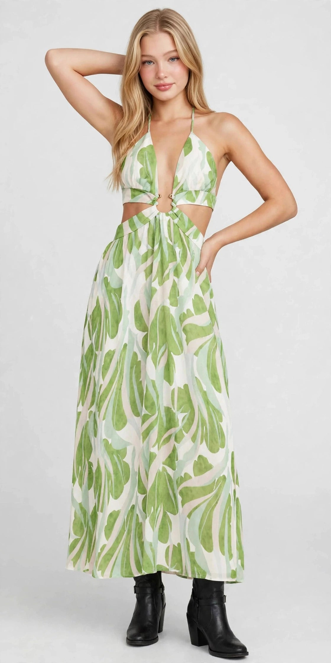 Tropical Maxi Dress