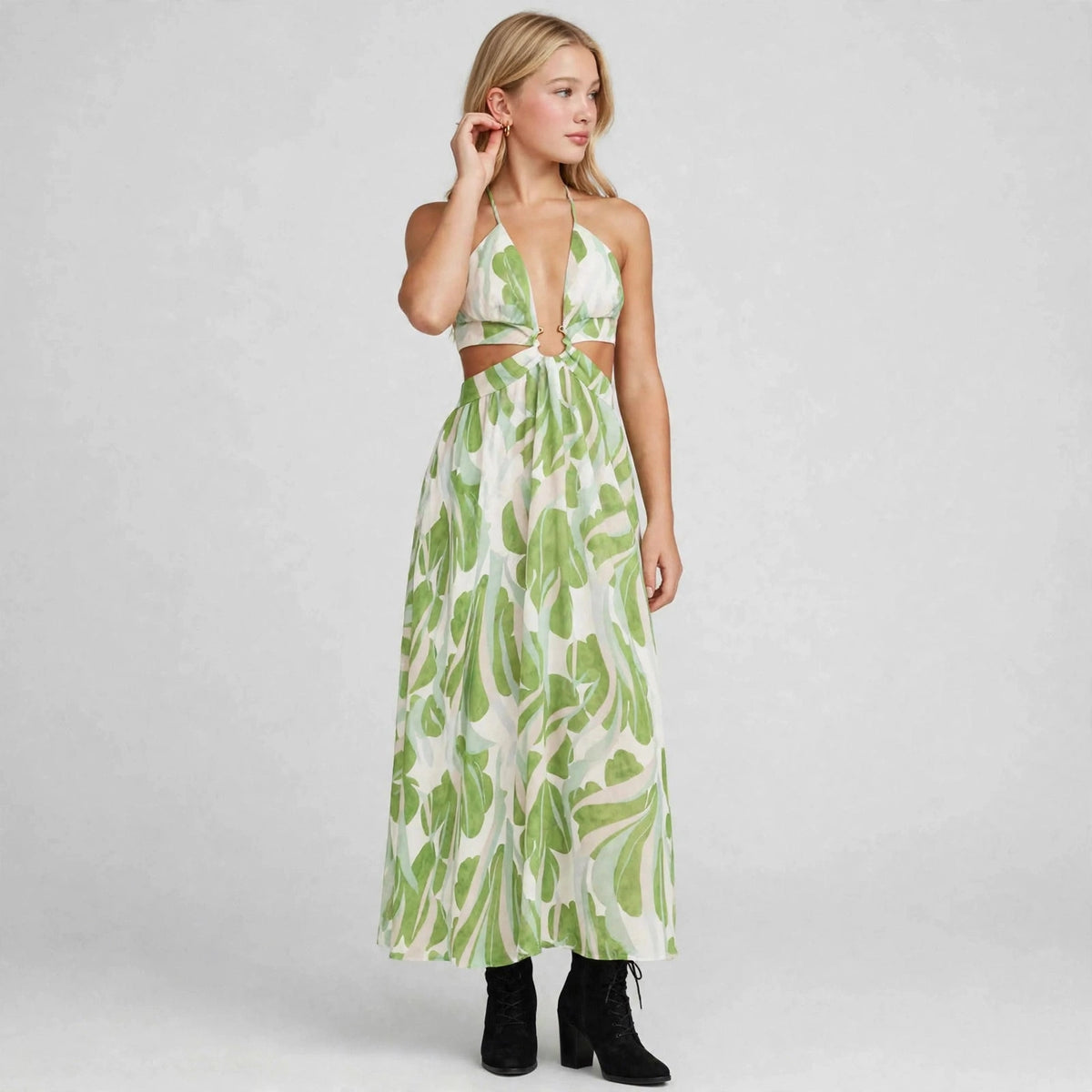 Tropical Maxi Dress