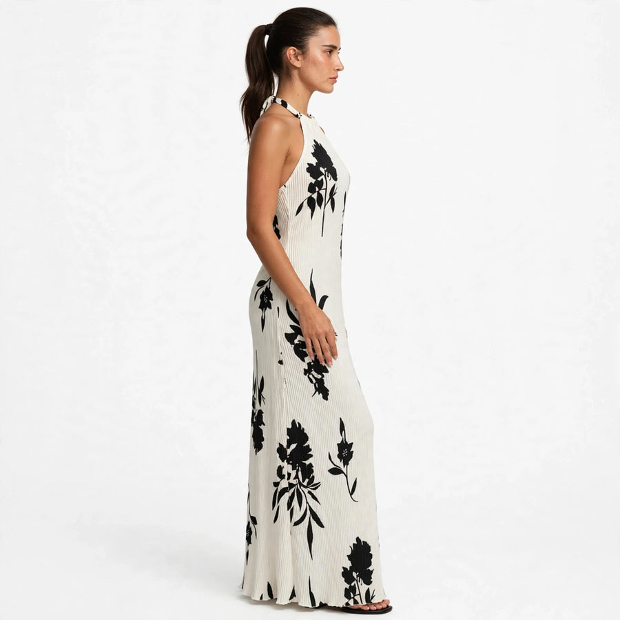 Floral Halter Dress