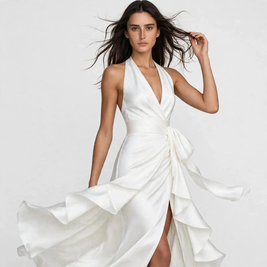 Ruffled Maxi Dress